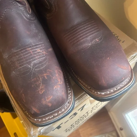 Dan Post safety toe work boots - Picture 4 of 7